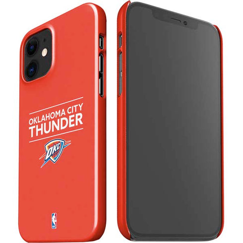 NBA Oklahoma City Thunder Standard - Orange iPhone 12 Mini Lite Case