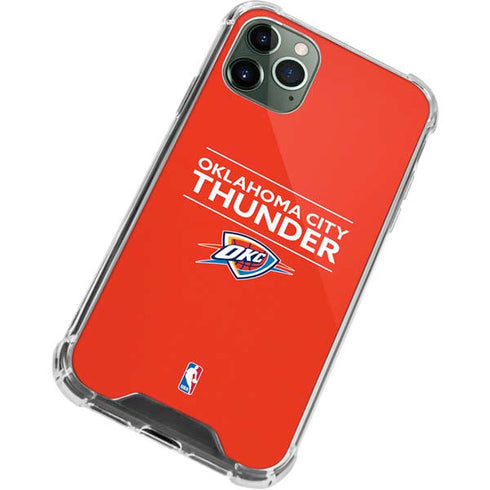 NBA Oklahoma City Thunder Standard - Orange iPhone 12 Pro Clear Case