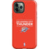 NBA Oklahoma City Thunder Standard - Orange iPhone 12 Pro Max Impact Case