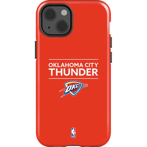 NBA Oklahoma City Thunder Standard - Orange iPhone 13 Impact Case