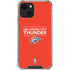 NBA Oklahoma City Thunder Standard - Orange iPhone 13 Mini Clear Case