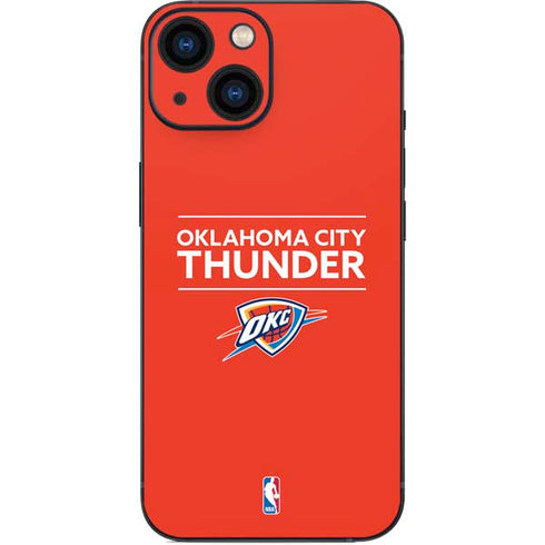 NBA Oklahoma City Thunder Standard - Orange iPhone 13 Mini Skin