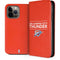 NBA Oklahoma City Thunder Standard - Orange iPhone 13 Pro Max Folio Case