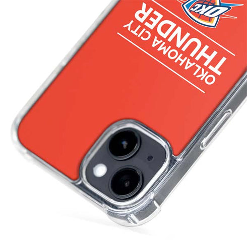 NBA Oklahoma City Thunder Standard - Orange iPhone 15 MagSafe Case