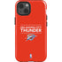 NBA Oklahoma City Thunder Standard - Orange iPhone 15 Impact Case