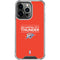 NBA Oklahoma City Thunder Standard - Orange iPhone 14 Pro Clear Case
