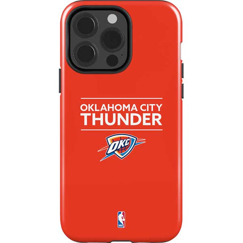 NBA Oklahoma City Thunder Standard - Orange iPhone 15 Pro Impact Case