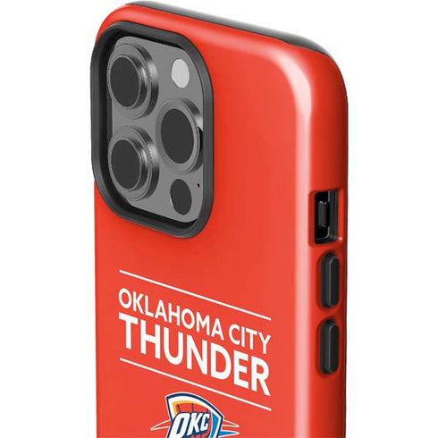 NBA Oklahoma City Thunder Standard - Orange iPhone 14 Pro Impact Case