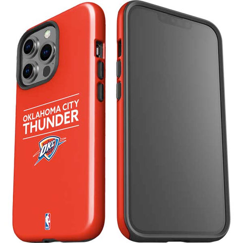 NBA Oklahoma City Thunder Standard - Orange iPhone 14 Pro Impact Case