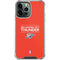 NBA Oklahoma City Thunder Standard - Orange iPhone 14 Pro Max Clear Case