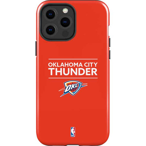 NBA Oklahoma City Thunder Standard - Orange iPhone 15 Pro Max Impact Case