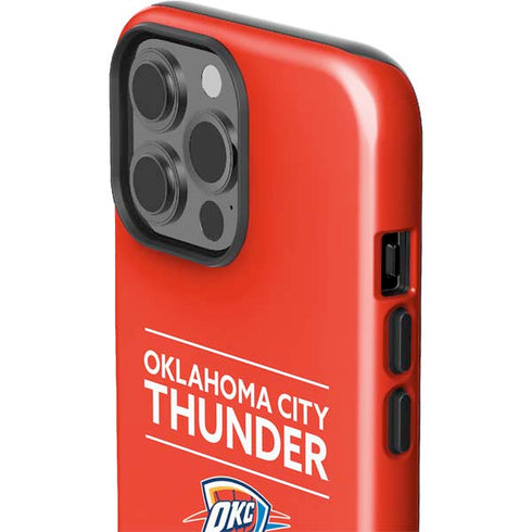 NBA Oklahoma City Thunder Standard - Orange iPhone 15 Pro Max Impact Case