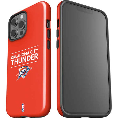 NBA Oklahoma City Thunder Standard - Orange iPhone 15 Pro Max Impact Case