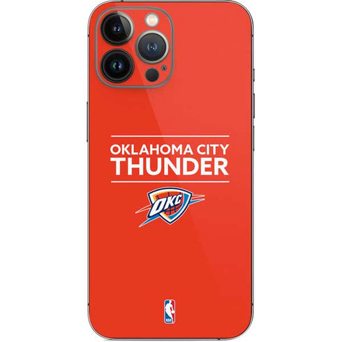 NBA Oklahoma City Thunder Standard - Orange iPhone 14 Pro Max Skin