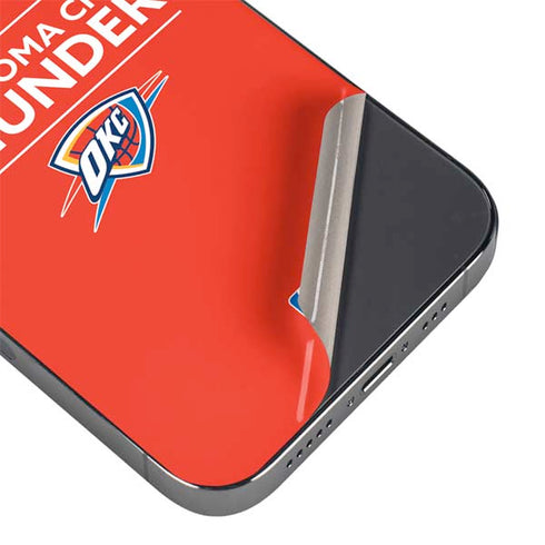 NBA Oklahoma City Thunder Standard - Orange iPhone 14 Pro Max Skin