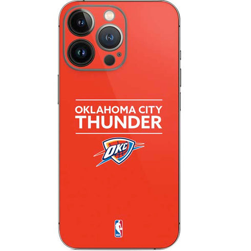 NBA Oklahoma City Thunder Standard - Orange iPhone 14 Pro Skin