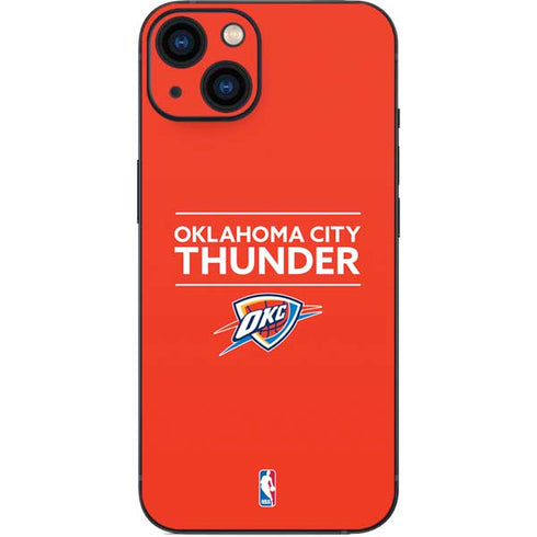 NBA Oklahoma City Thunder Standard - Orange iPhone 14 Skin
