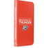 NBA Oklahoma City Thunder Standard - Orange iPhone 15 Pro Max Folio Case