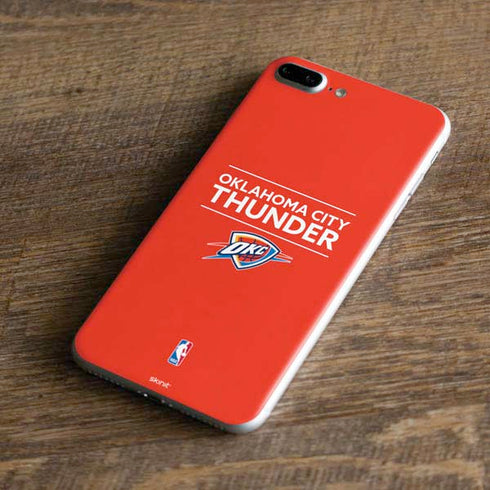 NBA Oklahoma City Thunder Standard - Orange iPhone 8 Plus Skin