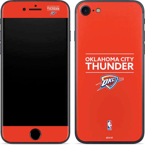 NBA Oklahoma City Thunder Standard - Orange iPhone 8 Skin