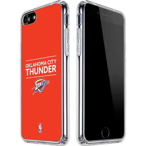 NBA Oklahoma City Thunder Standard - Orange iPhone SE (2nd & 3rd Gen) Clear Case