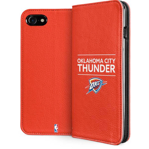 NBA Oklahoma City Thunder Standard - Orange iPhone SE (2nd & 3rd Gen) Folio Case