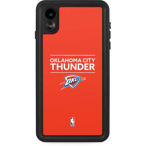 NBA Oklahoma City Thunder Standard - Orange iPhone XR Waterproof Case