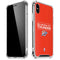 NBA Oklahoma City Thunder Standard - Orange iPhone XS Max Clear Case