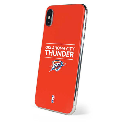 NBA Oklahoma City Thunder Standard - Orange iPhone XS Skin