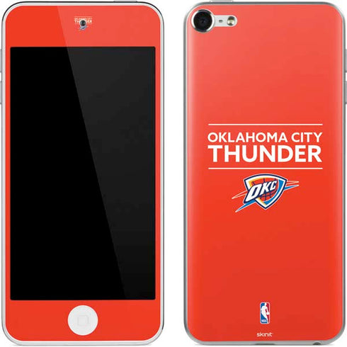 NBA Oklahoma City Thunder Standard - Orange Apple iPod Skin