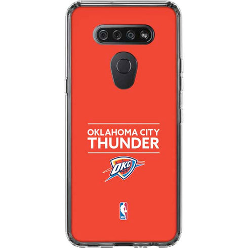 NBA Oklahoma City Thunder Standard - Orange LG K51/Q51 Clear Case