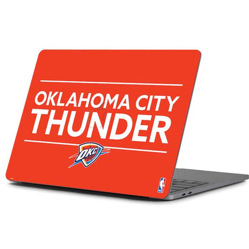 NBA Oklahoma City Thunder Standard - Orange Apple MacBook Pro 13-inch Skin