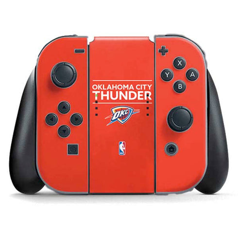 NBA Oklahoma City Thunder Standard - Orange Nintendo Switch (2017-2021) Joy-Con Controller Skin