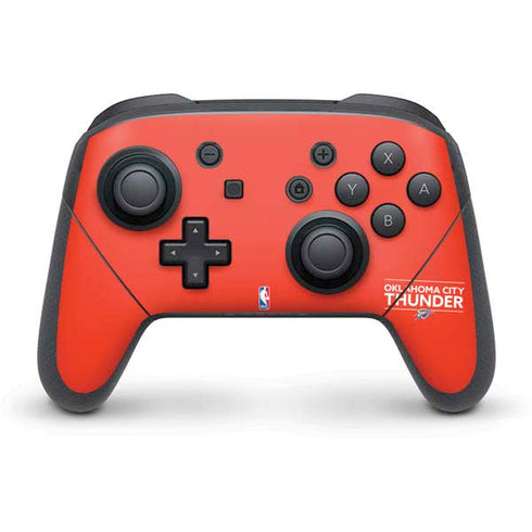 NBA Oklahoma City Thunder Standard - Orange Nintendo Switch Pro Controller Skin