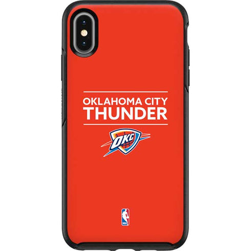 NBA Oklahoma City Thunder Standard - Orange Otterbox Symmetry iPhone Skin