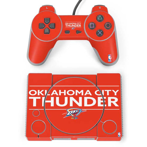 NBA Oklahoma City Thunder Standard - Orange PlayStation Classic Bundle Skin