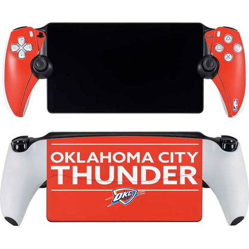 NBA Oklahoma City Thunder Standard - Orange PlayStation Portal Remote Player Skin