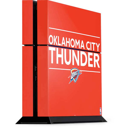 NBA Oklahoma City Thunder Standard - Orange PS4 Console Skin