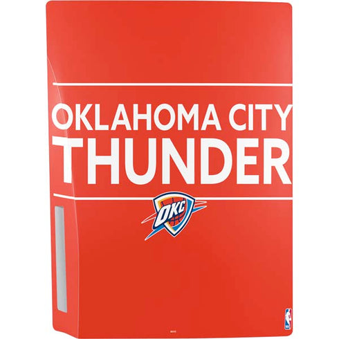 NBA Oklahoma City Thunder Standard - Orange PS5 Console Skin