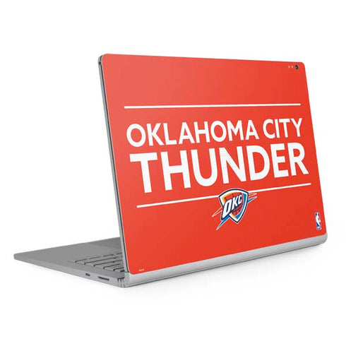 NBA Oklahoma City Thunder Standard - Orange Surface Book 2 13.5in Skin