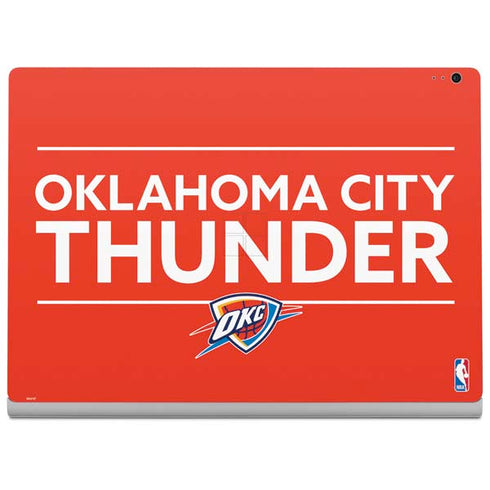 NBA Oklahoma City Thunder Standard - Orange Surface Book 2 13.5in Skin
