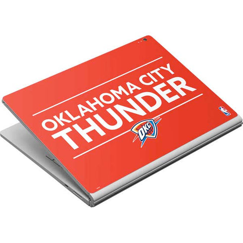 NBA Oklahoma City Thunder Standard - Orange Surface Book Skin