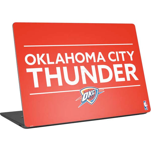 NBA Oklahoma City Thunder Standard - Orange Surface Laptop 4 15in Skin