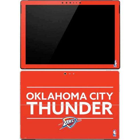 NBA Oklahoma City Thunder Standard - Orange Surface Pro 4 Skin