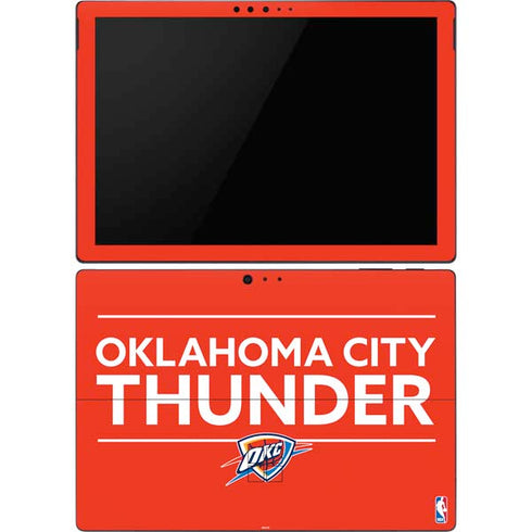 NBA Oklahoma City Thunder Standard - Orange Surface Pro 6 Skin