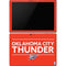 NBA Oklahoma City Thunder Standard - Orange Surface Pro 6 Skin