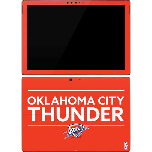 NBA Oklahoma City Thunder Standard - Orange Surface Pro 7 Skin
