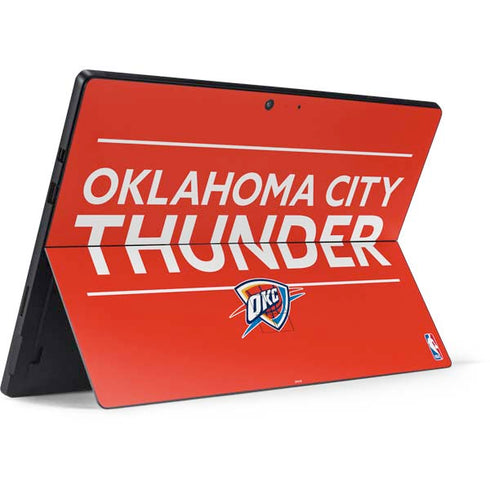 NBA Oklahoma City Thunder Standard - Orange Surface Pro 7 Skin