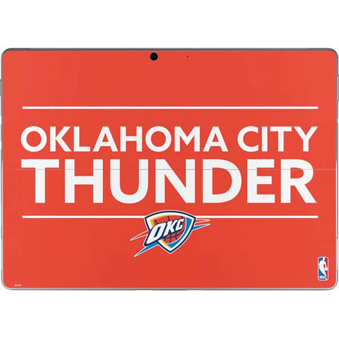 NBA Oklahoma City Thunder Standard - Orange Surface Pro 8 Skin
