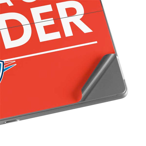 NBA Oklahoma City Thunder Standard - Orange Surface Pro 8 Skin